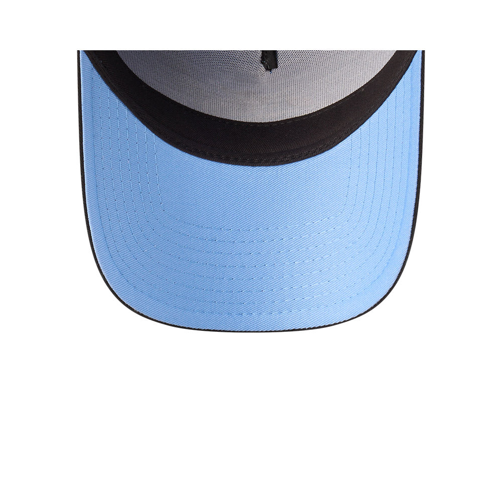 Cronulla-Sutherland Sharks Hat - 2025 Blue Flow 9Forty A-Frame NRL Snapback Cap - New Era